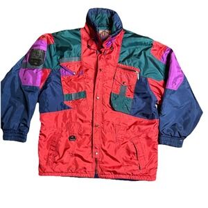 Retro Nevica Ski Snowboarding Jacket Skiing Men's Size 46 Coat